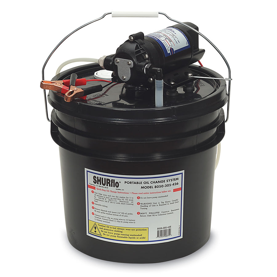 Oil change bucket