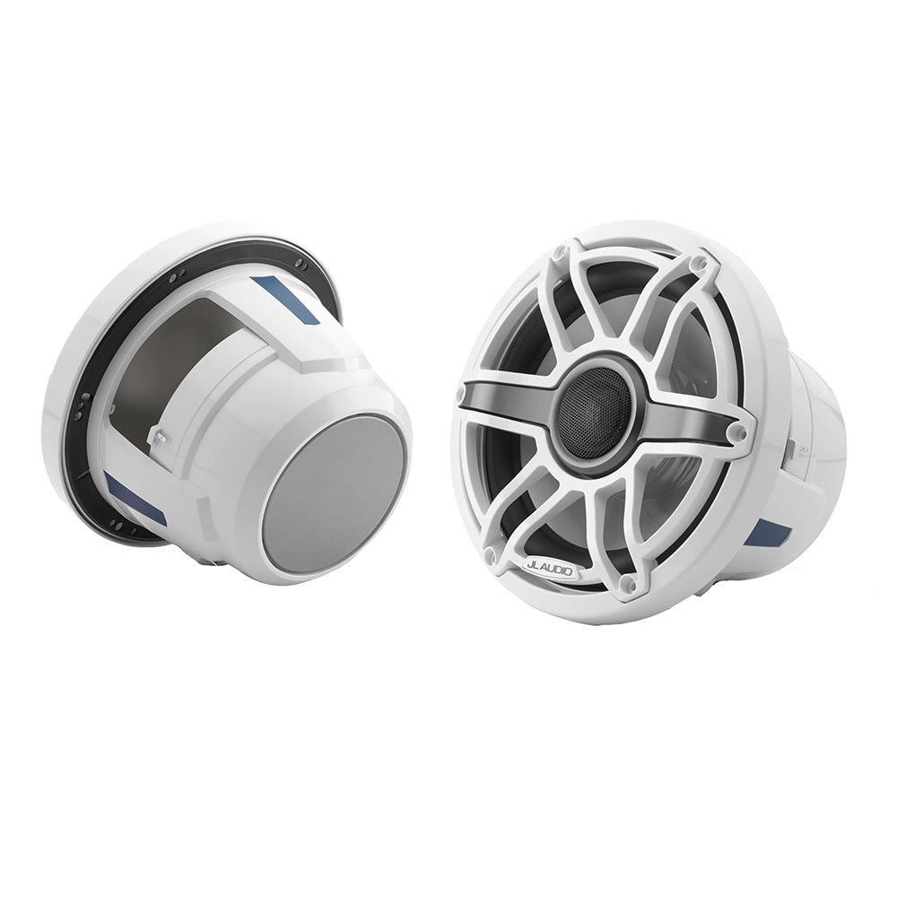 JL Audio M6 Series 8.8" Marine Coaxial Speakers w/Gloss White Sport Grille