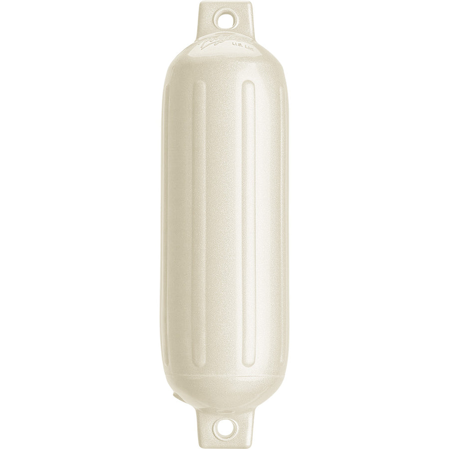 Polyform G-3 Twin Eye Fender 5.5" x 19" - Metallic White [G-3 METALLIC WHITE]