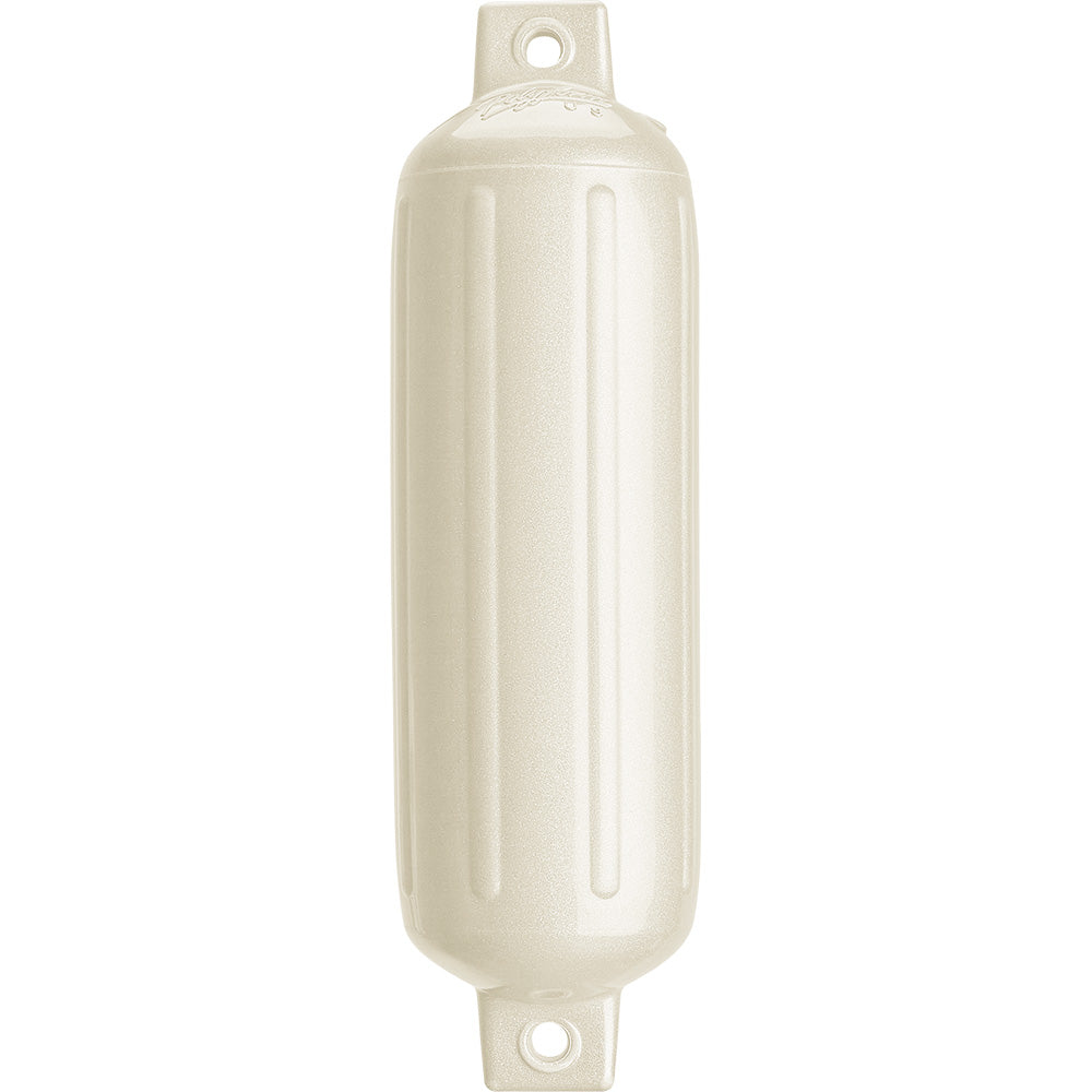 Polyform G-4 Twin Eye Fender 6.5" x 22" - Metallic White [G-4 METALLIC WHITE]
