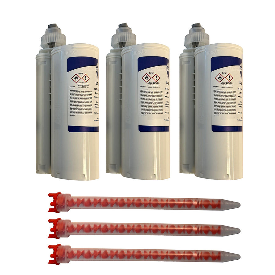 Seakeeper Ride 750 Adhesive Installation Kit - (3) SCIGRIP 490 ml 10:1 Ratio Adhesives - (3) Mixing Nozzles (W/O Dispenser) [41229]