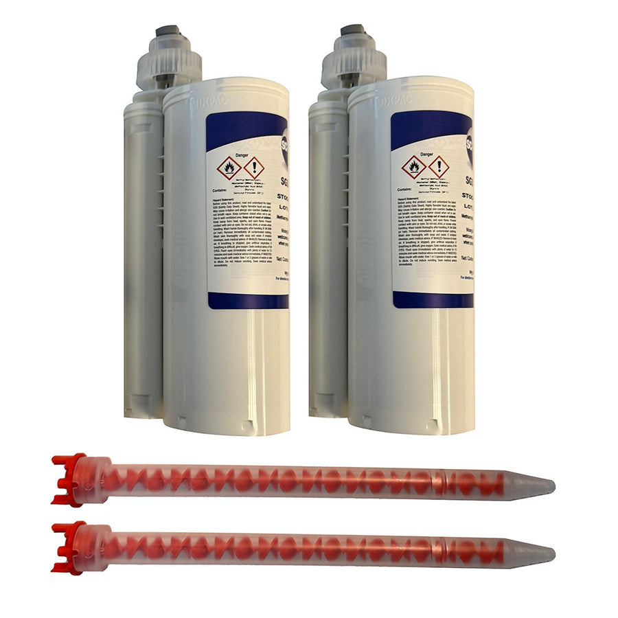 Seakeeper Ride Adhesive Installation Kit - (2) SCIGRIP 490 ml 10:1 Ratio Adhesives - (2) Mixing Nozzles (W/O Dispenser) [41174]