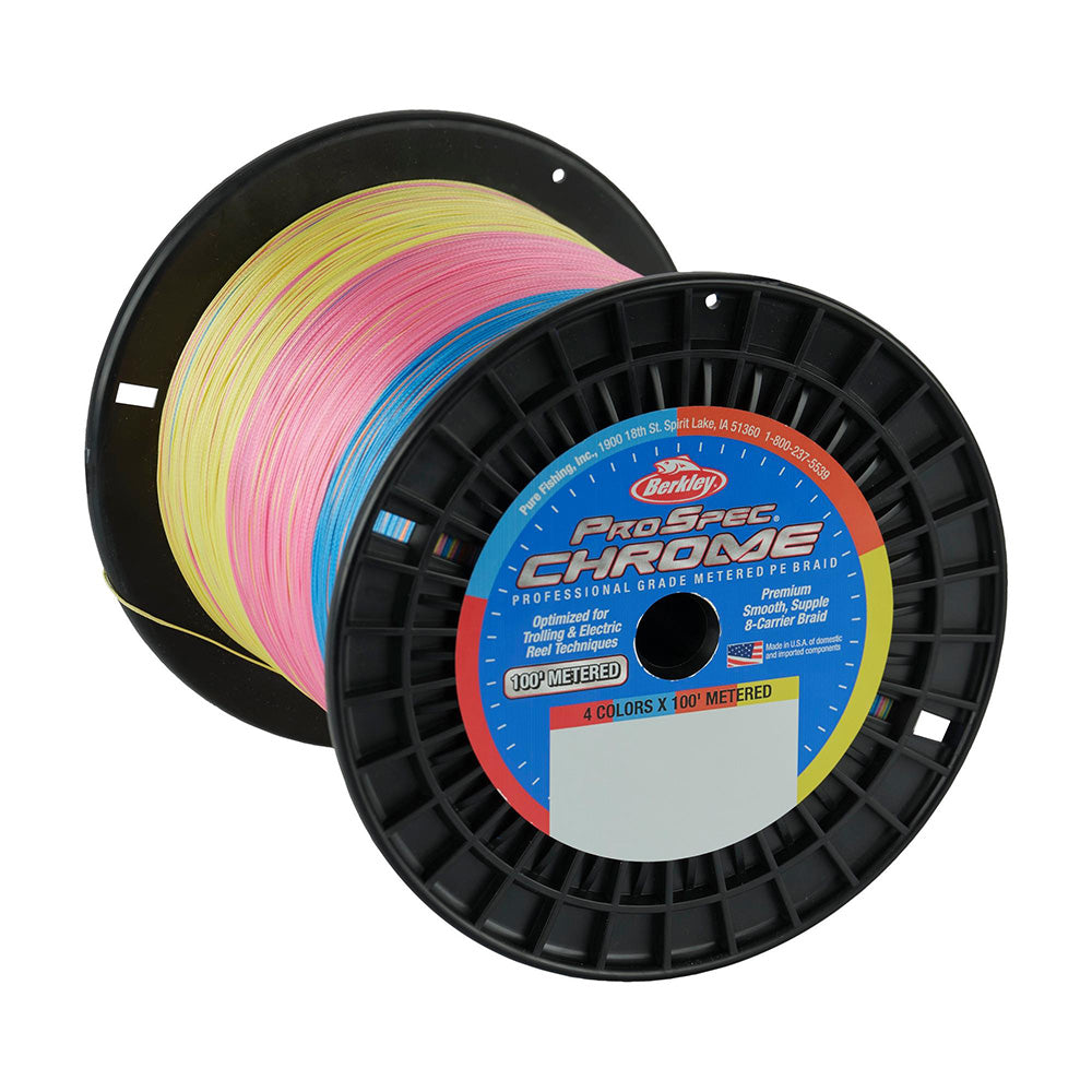 Berkley ProSpec Chrome 4 x 100' Metered Braid - 30lb - 3500yd [1640956]