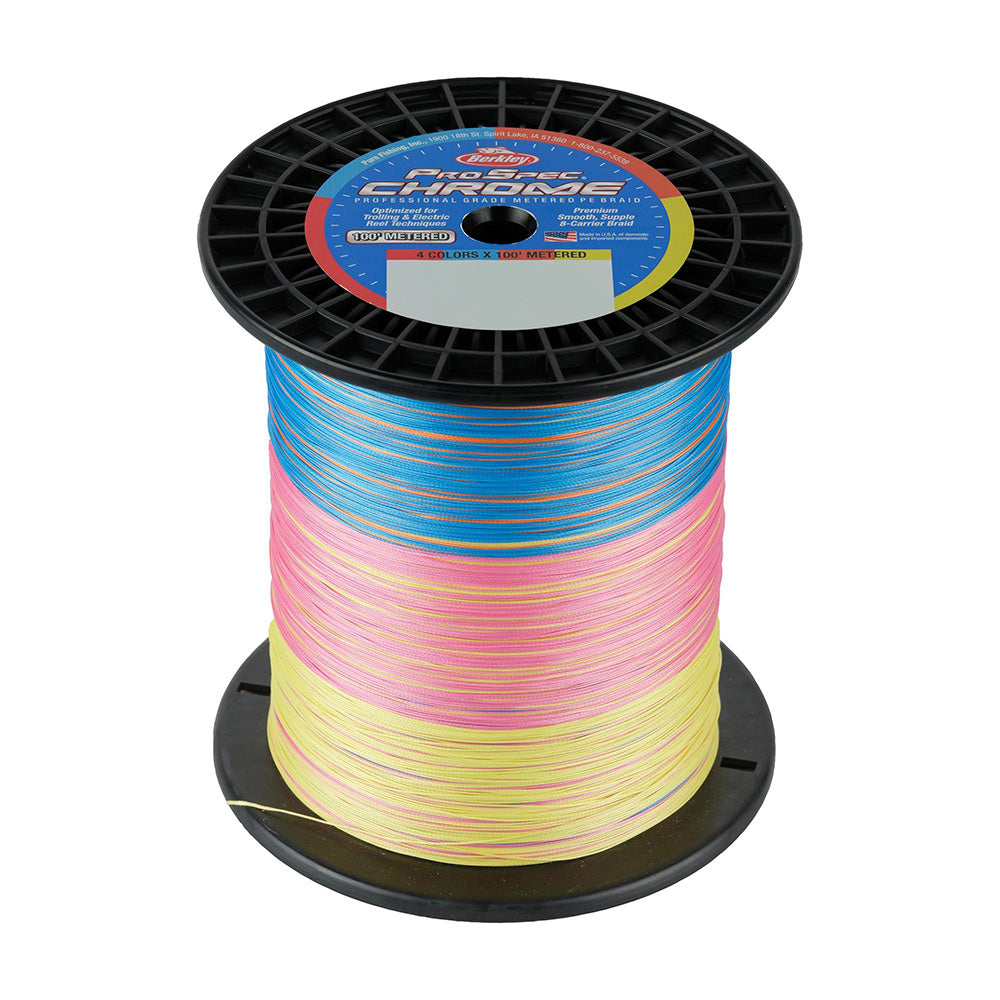 Berkley ProSpec Chrome 4 x 100' Metered Braid - 80lb - 3000yd [1641079]