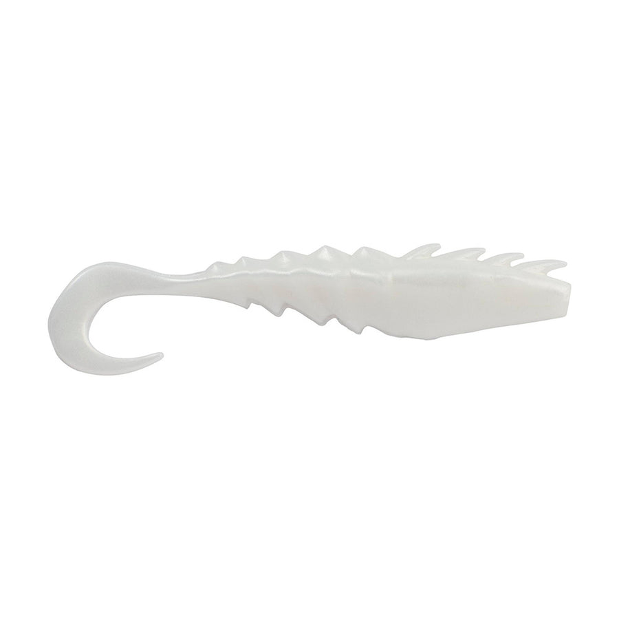 Berkley Gulp! Saltwater Nemesis Prawn Curl Tail - 4" - Pearl White [1551576]