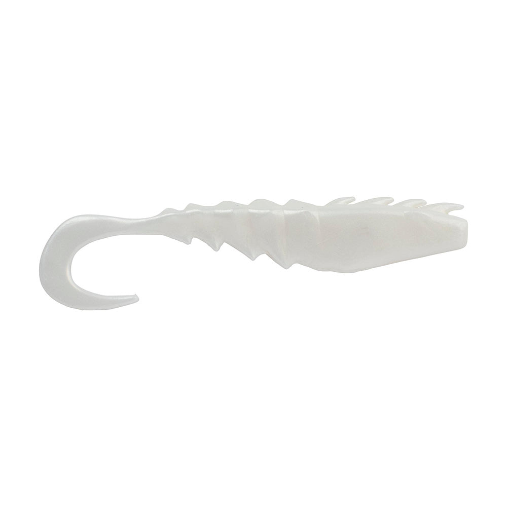 Berkley Gulp! Saltwater Nemesis Prawn Curl Tail - 5" - Pearl White [1551582]