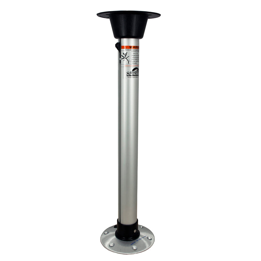 Springfield 2-3/8" Thread-Lock Uni-Lock Table Pedestal Package - 27" [1690727-SL]