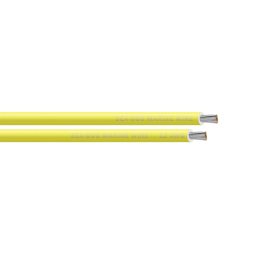 Sea-Dog 12 AWG Yellow Primary Wire - 250' [8012034]