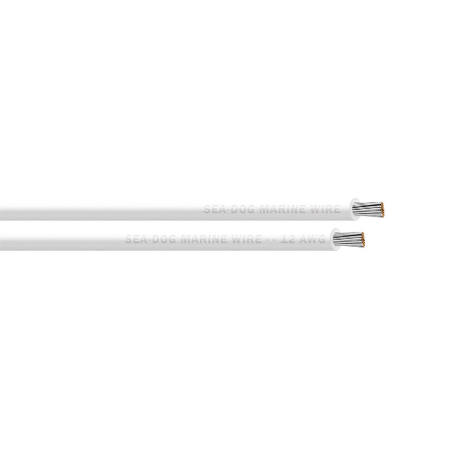 Sea-Dog 12 AWG White Primary Wire - 250' [8012054]
