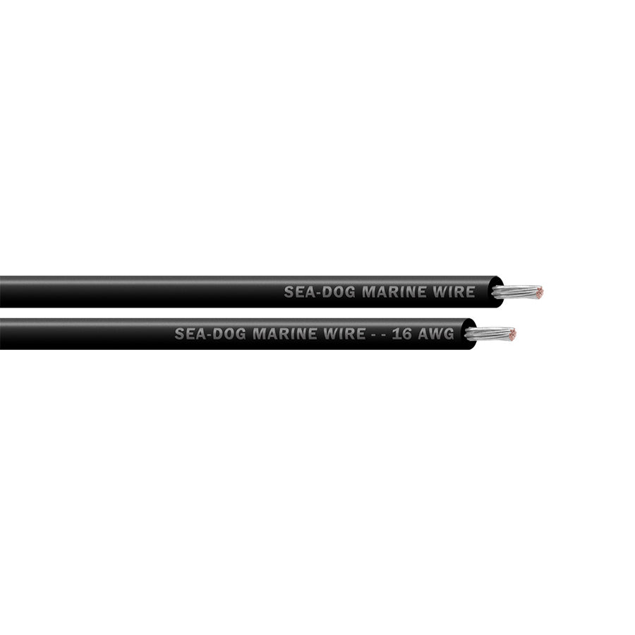 Sea-Dog 16 AWG Black Primary Wire - 250' [8016014]