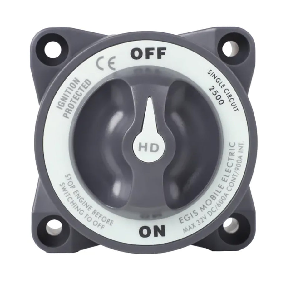 Egis Battery Switch - Heavy Duty-Series 600A - Off/On [2500]