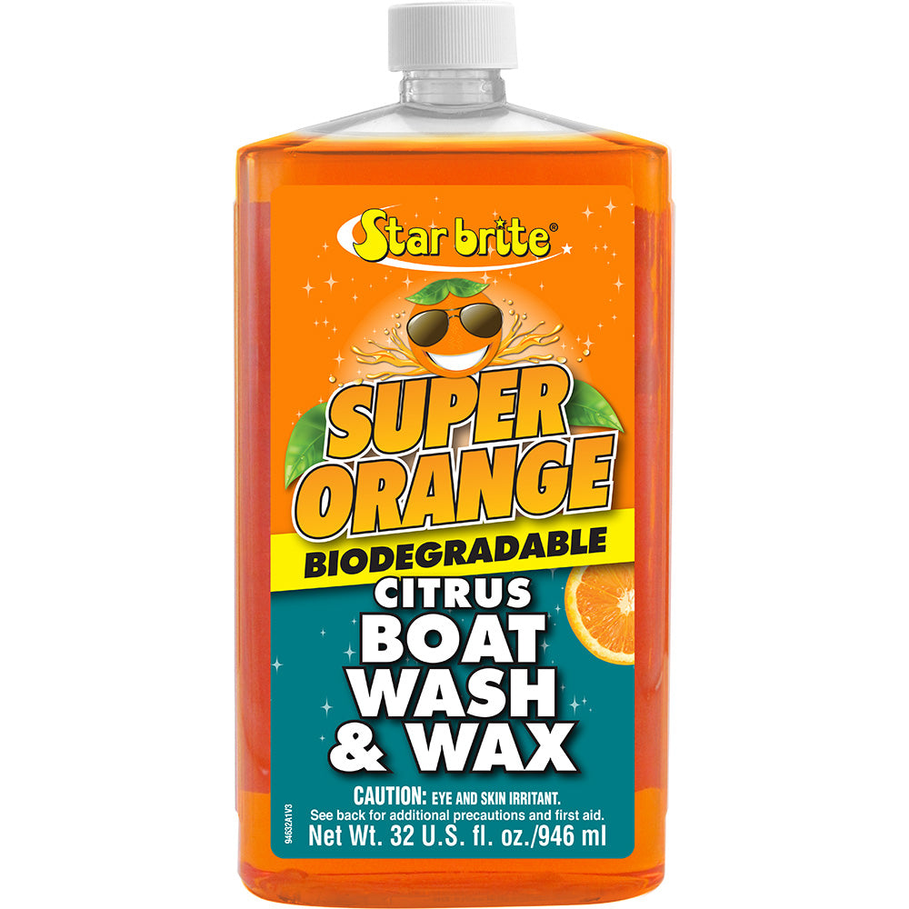 Star brite Super Orange Citrus Boat Wash  Wax - Fresh  Salt Water - 32 oz [94632]