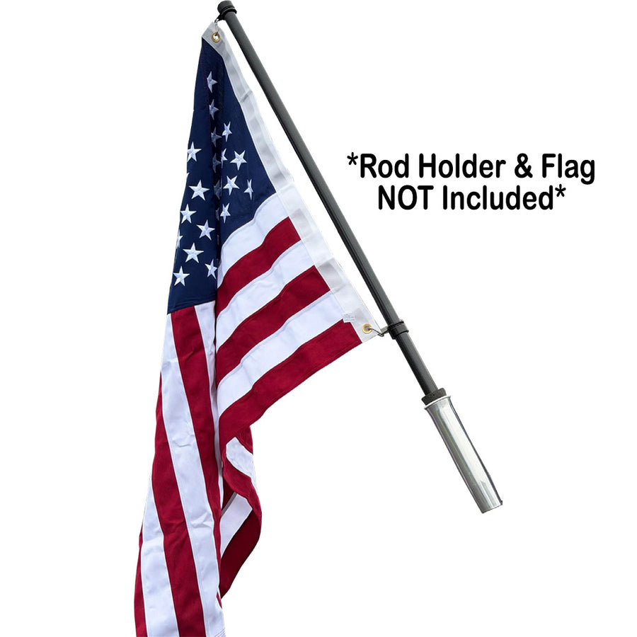 TACO Carbon Fiber Flag Pole w/J-Lock System - 54" [FP-0125-CF54]