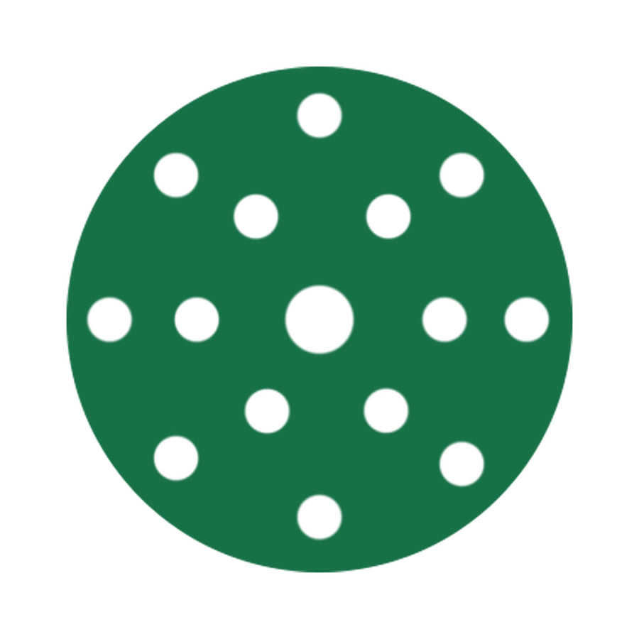 RUPES PROCUT Film Abrasive Discs 150mm (6") - 15 Holes - P80 Grit *Box of 50pcs [9.45FD080]