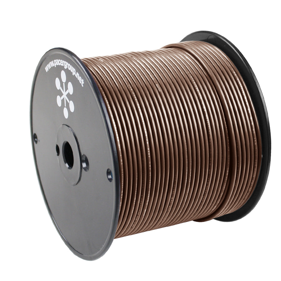 Pacer Brown 18 AWG Primary Wire - 500  [WUL18BR-500]