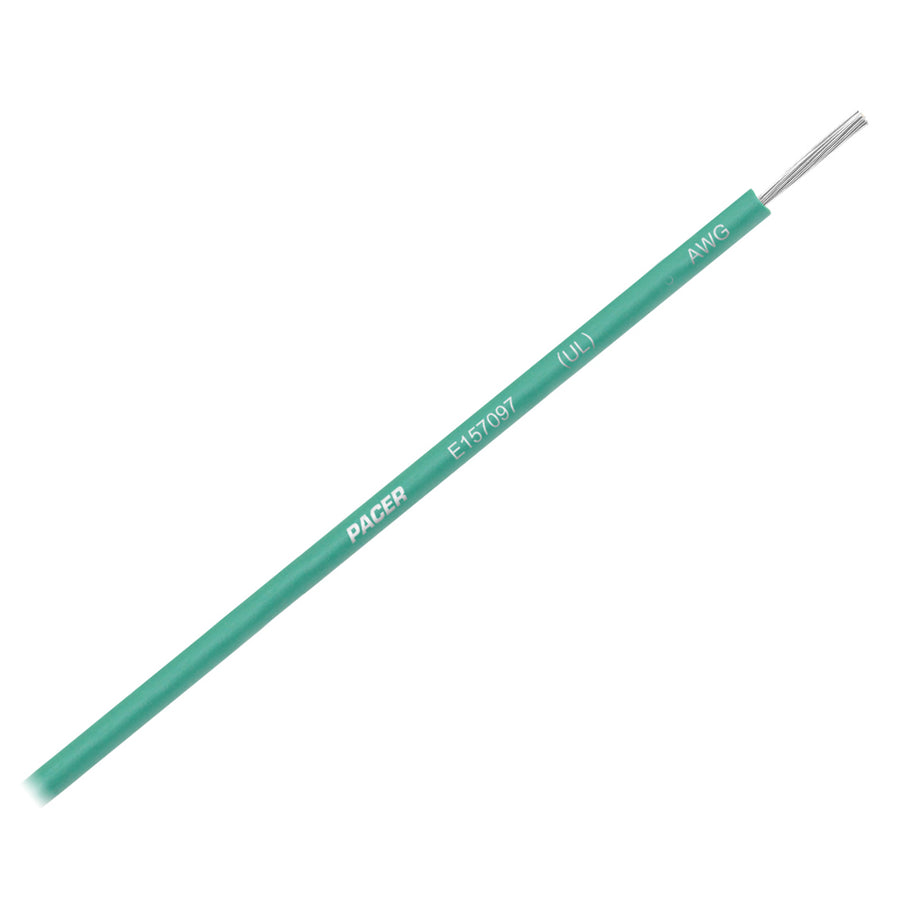 Pacer Green 8 AWG Primary Wire - 25  [WUL8GN-25]