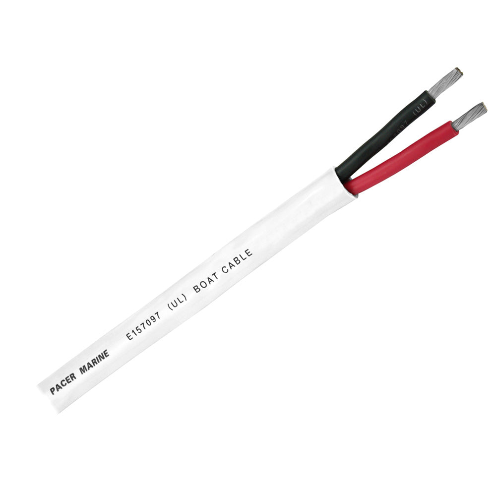 Pacer Round Duplex 2 Conductor Cable - 100' - 14/2 AWG - Round Cable - Red, Black [WR14/2DC-100]