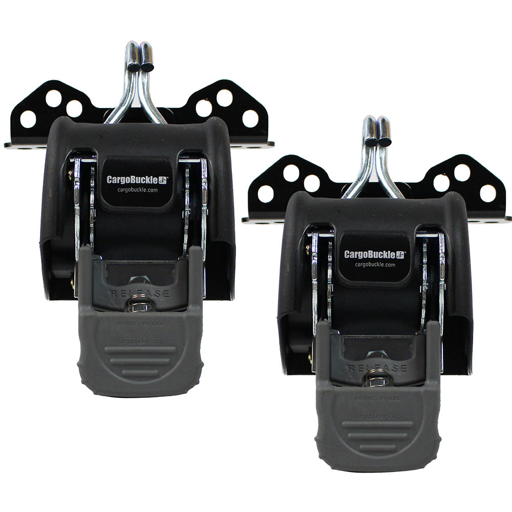 CargoBuckle Universal Ladder Rack Tie-Down System - 2" Retractable Tie-Down - 1 Pair [F153180]