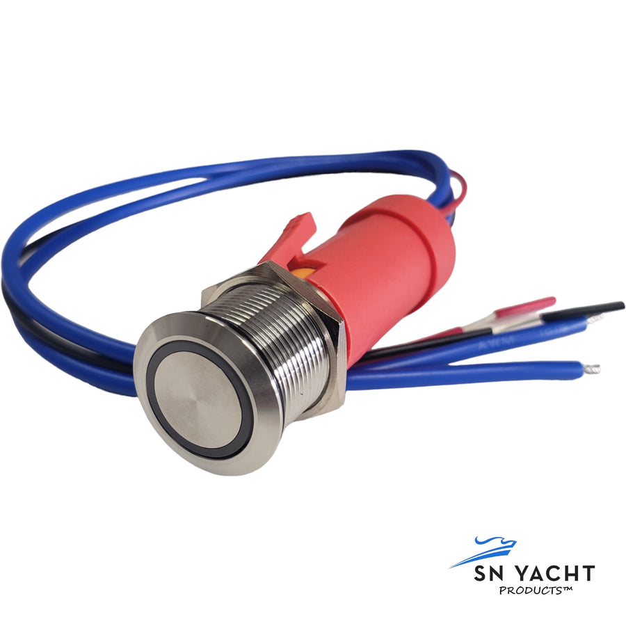 Stainless steel push button switch